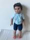 18 American Girl 2017 Truly Me Boy Doll #76 Dark Hair/Eyes Sun And Fun Outfit