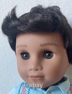 18 American Girl 2017 Truly Me Boy Doll #76 Dark Hair/Eyes Sun And Fun Outfit