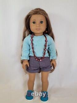 18 American Girl Doll 2011 GOTY Kanani with Meet Necklace, AG Outfit, Hawaiian