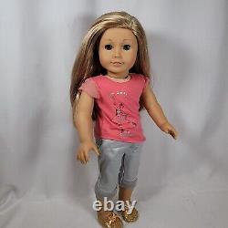 18 American Girl Doll 2014 GOTY Isabelle Palmer with Meet Outfit Set, Blond Hair