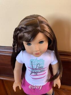 18 American Girl Doll 2015 GOTY Grace Thomas Pierced Ears Blue Eyes Side-Bangs