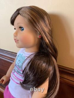 18 American Girl Doll 2015 GOTY Grace Thomas Pierced Ears Blue Eyes Side-Bangs