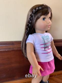 18 American Girl Doll 2015 GOTY Grace Thomas Pierced Ears Blue Eyes Side-Bangs