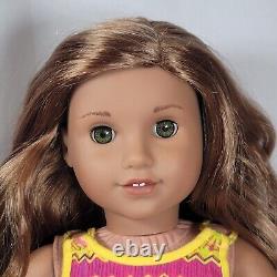 18 American Girl Doll 2016 GOTY Lea Clark with Meet Outfit, Hazel Eyes, Wavy Hair