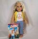 18 American Girl Doll BeForever Julie Albright with Full Meet Outfit & Book Set