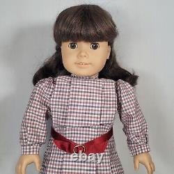 18 American Girl Doll Early 1990's Pleasant Company Samantha with Meet Outfit Set