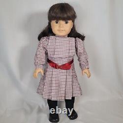 18 American Girl Doll Early 1990's Pleasant Company Samantha with Meet Outfit Set