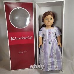 18 American Girl Doll Felicity, with Purple Meet Dress Outfit, in Original Box