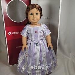 18 American Girl Doll Felicity, with Purple Meet Dress Outfit, in Original Box