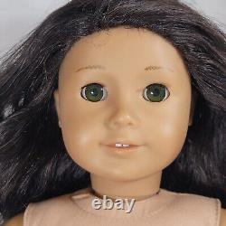 18 American Girl Doll JLY Truly Me #41 Dark Brown/Black Curly Hair, Green Eyes