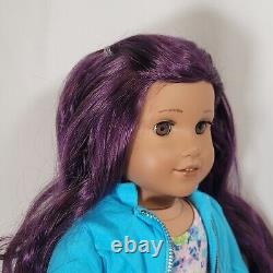 18 American Girl Doll JLY Truly Me #86 Purple Curly Hair, Brown Eyes, Med. Skin