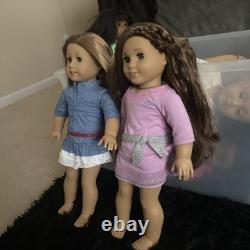 18 American Girl Doll Marie-Grace Gardner Brown And A Truly Me Doll
