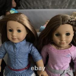 18 American Girl Doll Marie-Grace Gardner Brown And A Truly Me Doll