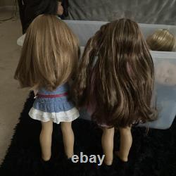 18 American Girl Doll Marie-Grace Gardner Brown And A Truly Me Doll