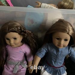 18 American Girl Doll Marie-Grace Gardner Brown And A Truly Me Doll