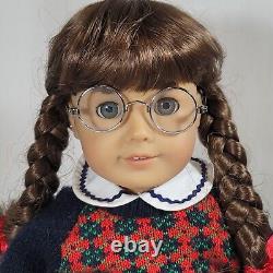 18 American Girl Doll Molly McIntire New Head PC Body/Limbs Glasses Meet Outfit