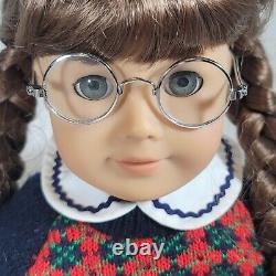 18 American Girl Doll Molly McIntire New Head PC Body/Limbs Glasses Meet Outfit