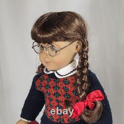 18 American Girl Doll Molly McIntire New Head PC Body/Limbs Glasses Meet Outfit