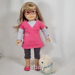 18 American Girl JLY Truly Me Doll #52 Blond Hair, Bangs, Green Eyes, Display