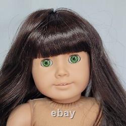 18 American Girl Pleasant Co Today Doll JLY #10 GT10 Dark Brown Hair Green Eyes