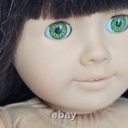 18 American Girl Pleasant Co Today Doll JLY #10 GT10 Dark Brown Hair Green Eyes