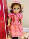 18 RETIRED AMERICAN GIRL DOLL MARIE GRACE WithMEET OUTFIT HAT & HEART LOCKET