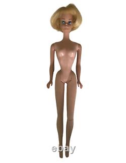 1960s American Girl Barbie Blonde Hair Bendable Legs-One Leg cut at the knee