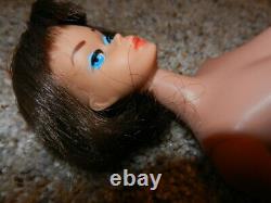 1965 Vintage Brunette Long Hair American Girl Barbie In Oss Htf Rare