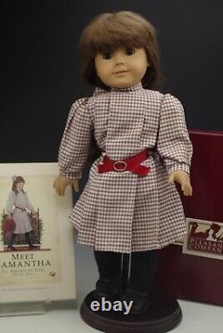 1986 Pleasant American Girl W. Germany Samantha Parkington Doll With Accessories