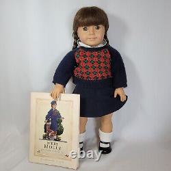 1988/1989 White Body Molly Pleasant Company American Girl Doll with Meet Outfit