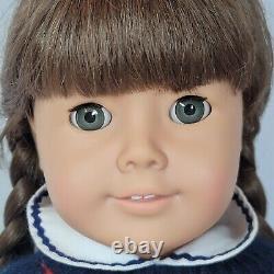 1988/1989 White Body Molly Pleasant Company American Girl Doll with Meet Outfit