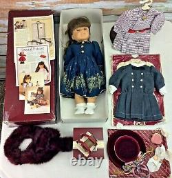 1989 Pleasant Company American Girl Samantha Doll White Body Outfits Box Germany