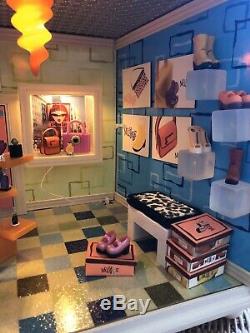1/12 Scale Lil's 1950s Diner, American Girl AG Minis Illuma room set 4 Total
