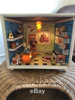 1/12 Scale Lil's 1950s Diner, American Girl AG Minis Illuma room set 4 Total