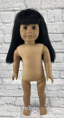 2008 AMERICAN GIRL DOLL JLY #11 BLACK HAIR BROWN EYES Nude Medium Skin HTF