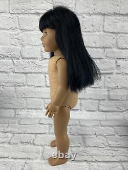 2008 AMERICAN GIRL DOLL JLY #11 BLACK HAIR BROWN EYES Nude Medium Skin HTF