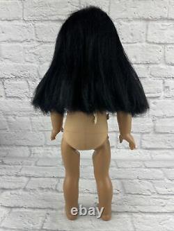 2008 AMERICAN GIRL DOLL JLY #11 BLACK HAIR BROWN EYES Nude Medium Skin HTF