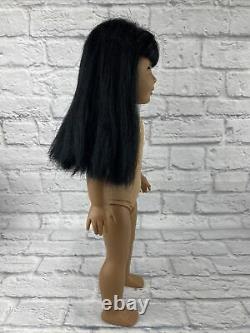 2008 AMERICAN GIRL DOLL JLY #11 BLACK HAIR BROWN EYES Nude Medium Skin HTF