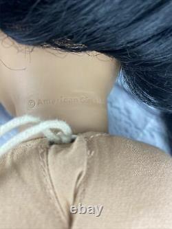 2008 AMERICAN GIRL DOLL JLY #11 BLACK HAIR BROWN EYES Nude Medium Skin HTF