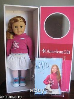 2008 American Girl Of The Year Mia Doll + Bonus Book Bravo Miaretiredbnib