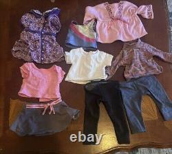 2013 American Girl Doll Auburn Hair Blue Eyes (20E4868) tan skin withaccessories