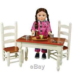 29pc Dining Room Furniture & Kitchen Accessories Fits 18 American Girl Dolls