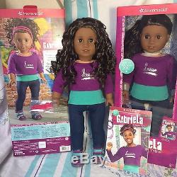 AFRICAN AMERICAN Girl DOLL GABRIELA Brand New in the Box +Book Gabriel Gabriella