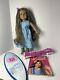 AMERICAN GIRL 18 DOLL KANANI WITH BOOK MEET OUTFIT PADDLE BOARD, Towel