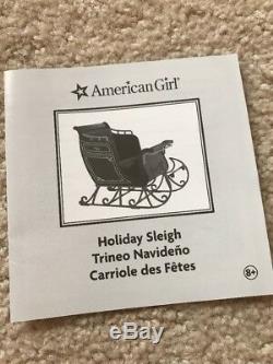 AMERICAN GIRL BLACK VICTORIAN HOLIDAY SLEIGH RETIRED/RARE New In box