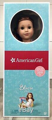 AMERICAN GIRL Blaire DOLL & BOOK GOTY 2019 & FREE SILVER BRACELET NEW IN BOX