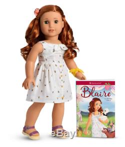 AMERICAN GIRL Blaire DOLL & BOOK GOTY 2019 & FREE SILVER BRACELET NEW IN BOX