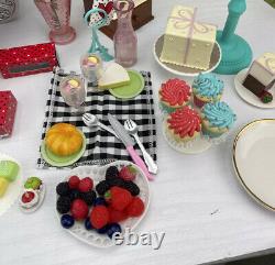 AMERICAN GIRL DOLL Graces Pastry Cart La Petite Patisserie Food Accessories Set