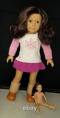 AMERICAN GIRL DOLL Ruthie Smithens Retired Brown HAIR BLUE EYES +CLOTHES LOT