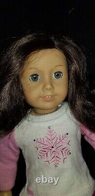 AMERICAN GIRL DOLL Ruthie Smithens Retired Brown HAIR BLUE EYES +CLOTHES LOT